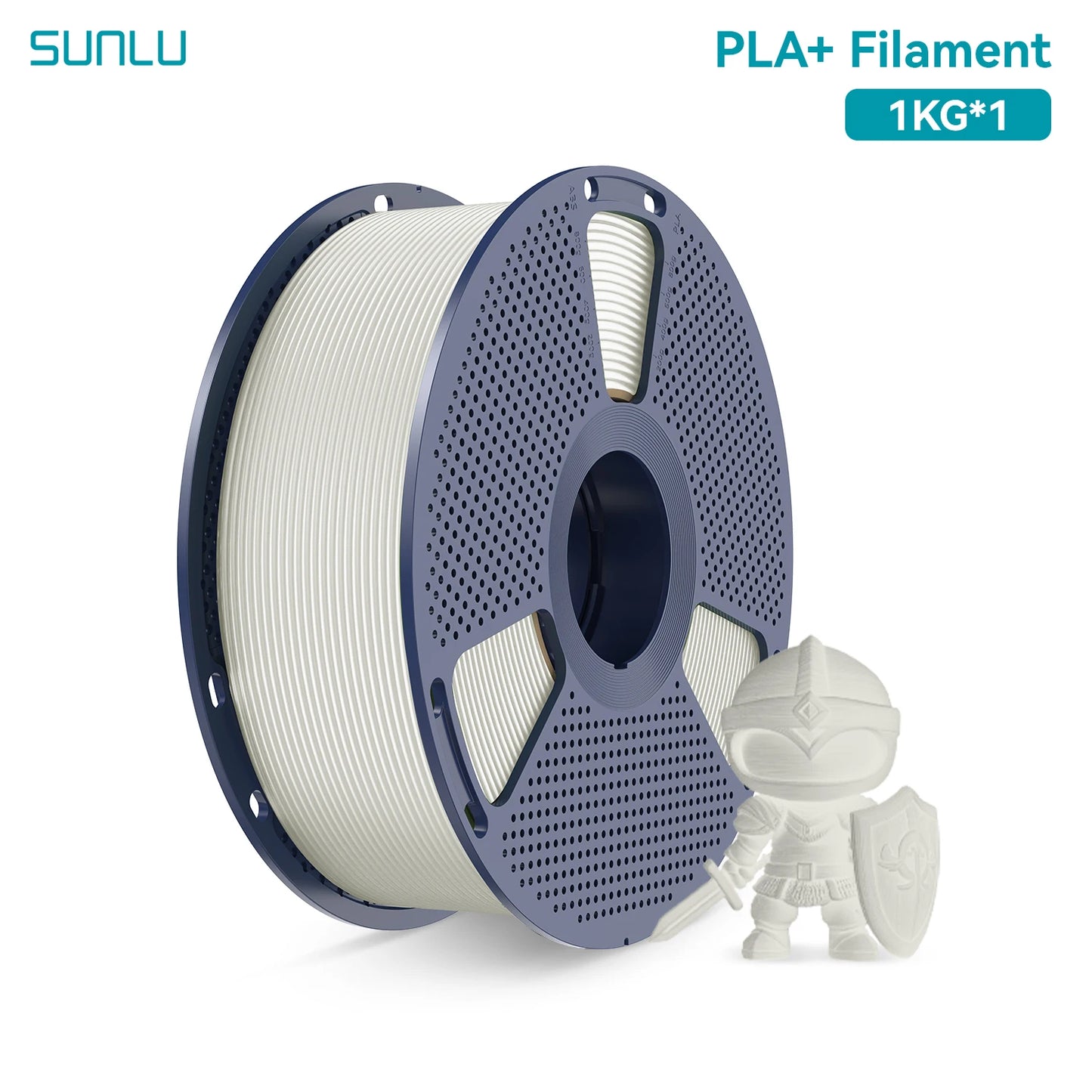 SUNLU PLA PLUS 1KG PLA+ 3D Printer Filament 1.75mm High transparency Tolerance+/-0.02mm Colorful Neatly Wound 300MM/S