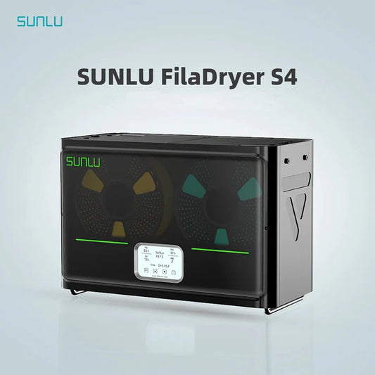 SUNLU S4 Filament Dryer Box 4 Spools Large Capacity 360° Surrounding Fast Heating Auto Humidity Control for 3D Printer Material