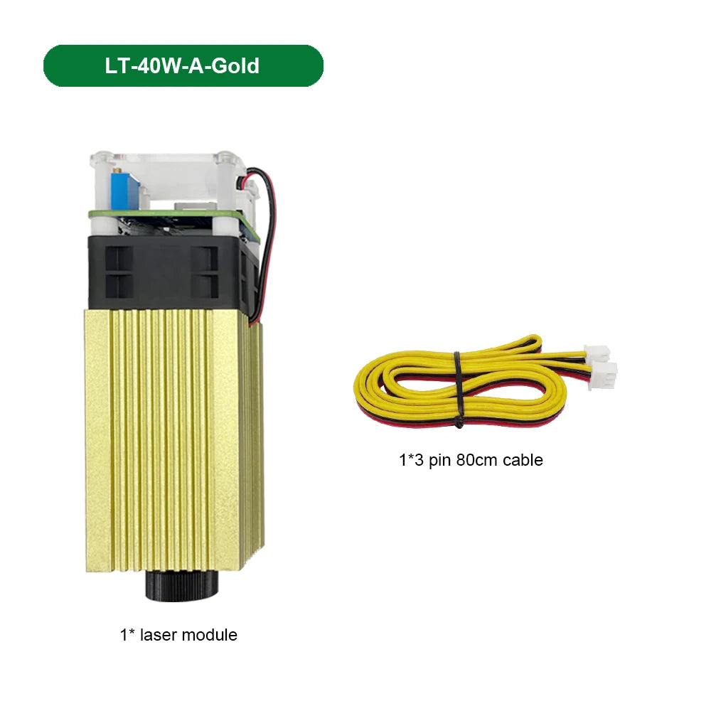 LASER TREE 20W Laser Module Air Assist 10W 5W Laser Head for Laser Engraving Cutting Machine 450nm Blue Light Wood Marking Tool