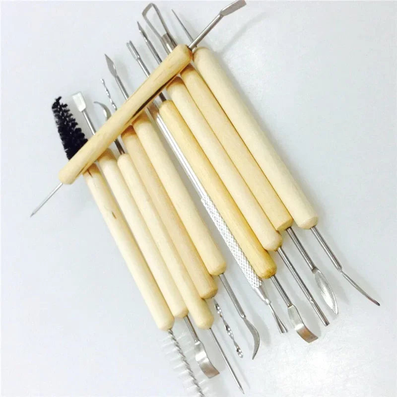 11pcs set DIY Pottery Tools Polymer Clay Cutter Tools for Clay Sculpting