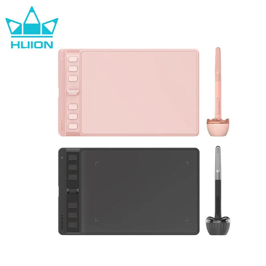 Huion Inspiroy 2 S Graphics Tablets H641P New Pen Tablet 6.3x3.9 Inch PenTech 3.0 Battery-Free Stylus Scroller + 6 Press Keys