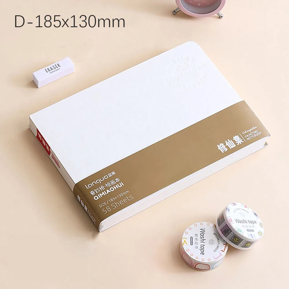 30 Sheets 8K 16K Coil Sketchbook A4 A5 A6 Eco-Friendly Thick Drawing Paper Acid Free Spiral Bound Artist Sketch Pad Sketch