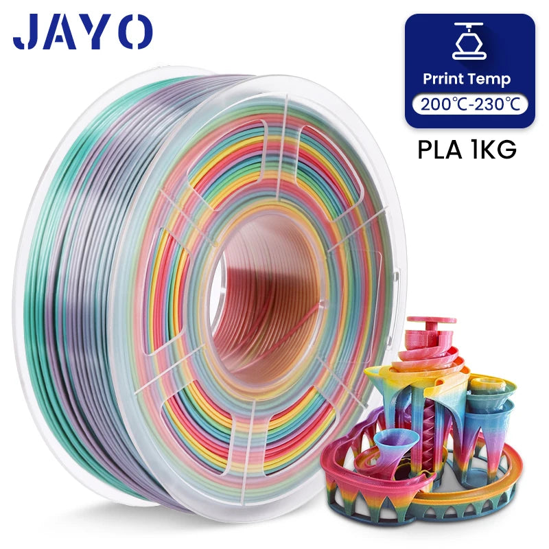 JAYO PLA/PETG/SILK/PLA Meta Filament 1Roll 3D Printer Filament 1.75mm 3d Filament PLA Printing Materials for 3D Printer&3D Pen