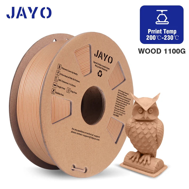 JAYO PLA/PETG/SILK/PLA Meta Filament 1Roll 3D Printer Filament 1.75mm 3d Filament PLA Printing Materials for 3D Printer&3D Pen