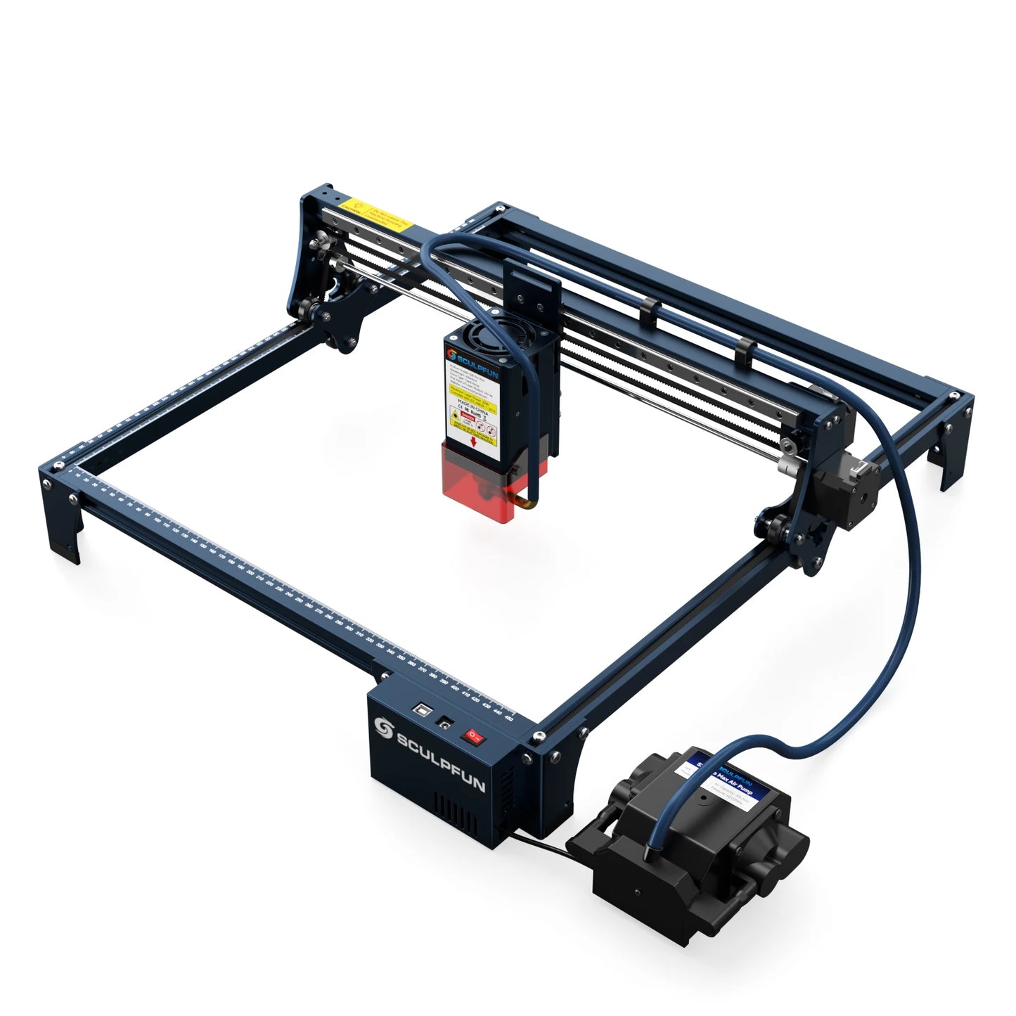 SCULPFUN S30 Pro Max 20W Laser Engraver with Automatic Air-assist System Engraving area 410*400mm