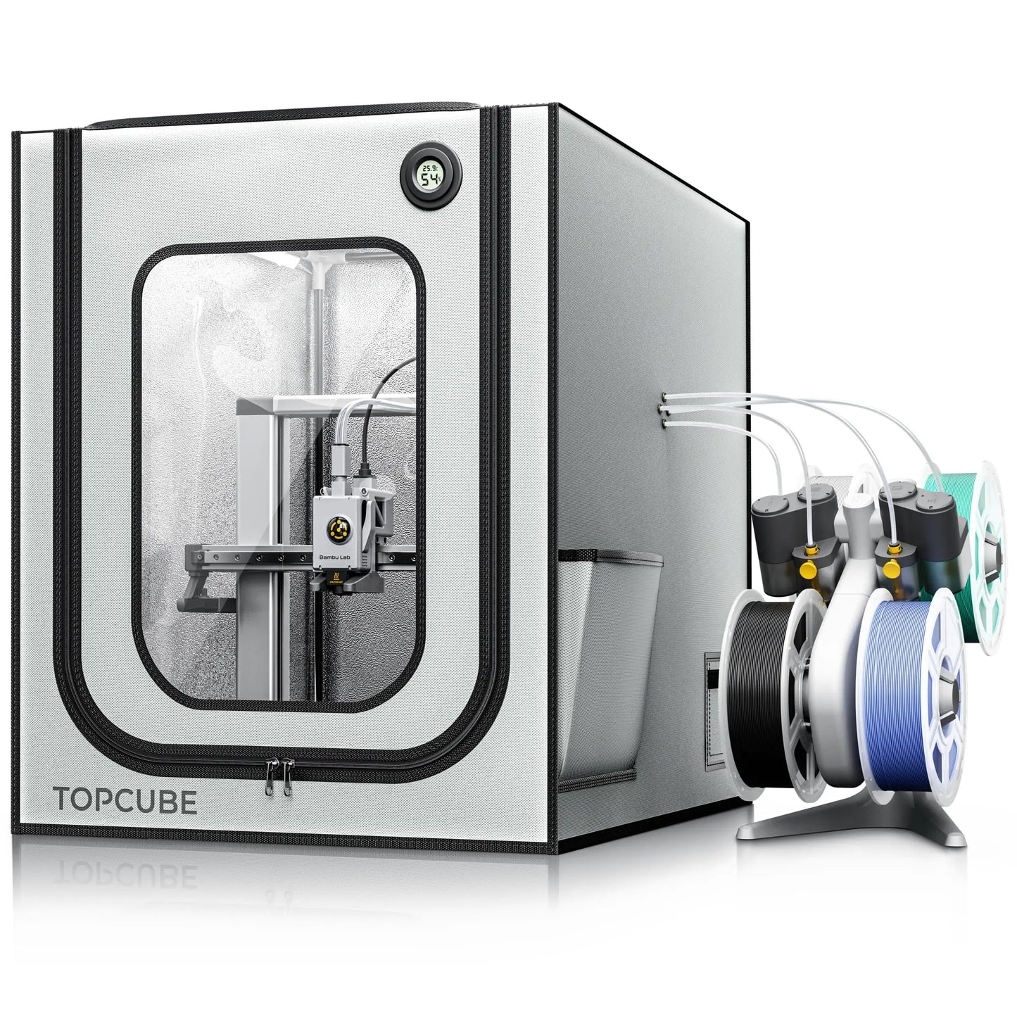 3D Printer Enclosure For Bambu A1 3D Printer fireproof 3D printer House Cover with LED light Constant Temperature