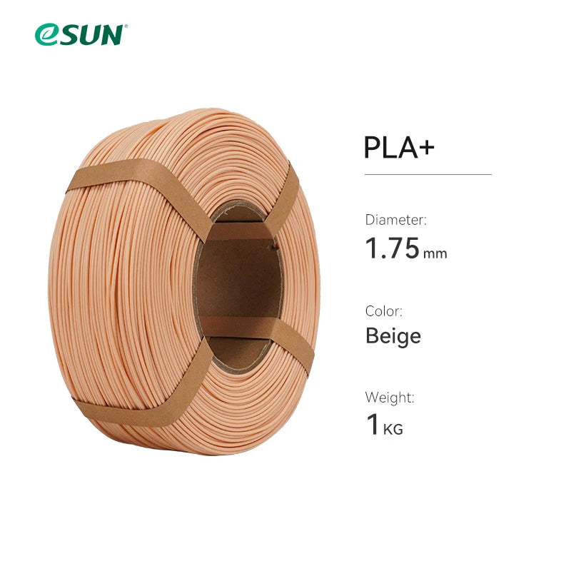 eSUN PLA+ 3D Filament 1.75MM 1KG Fast Printing PLA Plus For Bambu Lab 3D Printer Filament Without Spool PLA+ For 3D Printers
