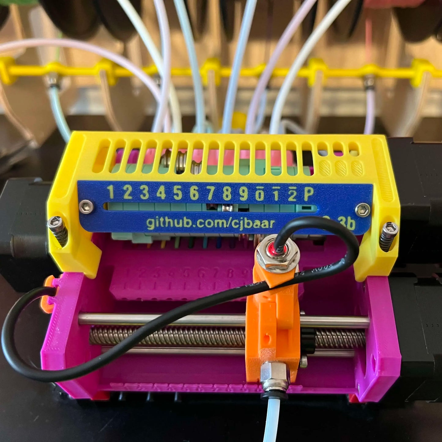 3D Printer-Blurolls Prusa I3 MK3S+ MK4 MK4S Core One MMU3 12X Filaments Multi Colors Feeder 3d Printing Upgrade Kit