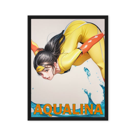 Aqualina-Framed canvas