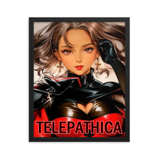 Telepathica-Framed photo paper poster