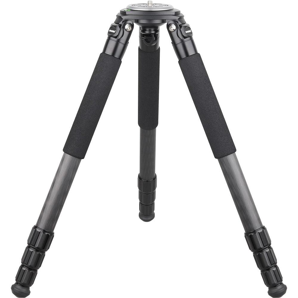 LT324C Portable 10 Layers Carbon Fiber Tripod for Camera Bird Photography Heavy Stand DSLR Ballhead Fluid Head 75mm Bowl Adapter