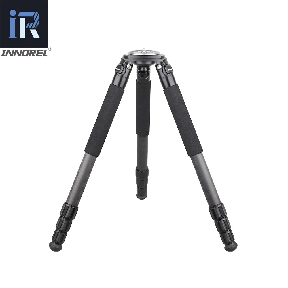 LT324C Portable 10 Layers Carbon Fiber Tripod for Camera Bird Photography Heavy Stand DSLR Ballhead Fluid Head 75mm Bowl Adapter